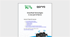 Desktop Screenshot of greenpeak.com