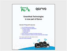 Tablet Screenshot of greenpeak.com